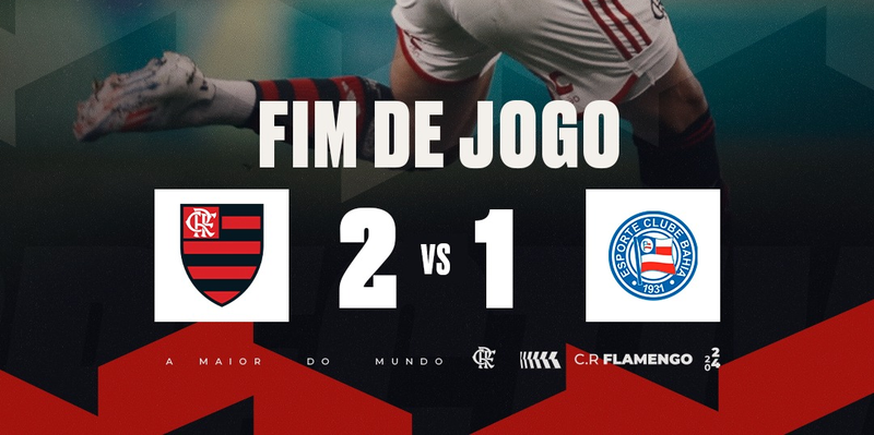 Flamengo Vence Bahia Nos Acr Scimos E Assume Lideran A Do Brasileir O