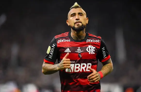 Arturo Vidal, ex-Flamengo (Foto: Marcelo Cortes/Flamengo)