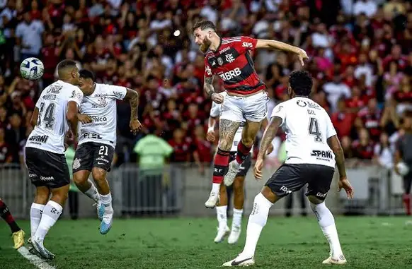 Flamengo x Corinthians (Foto: Marcelo Cortes / CRF)