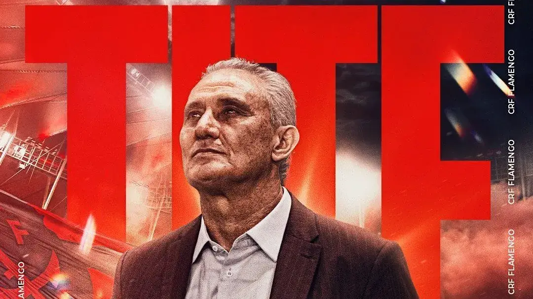 Tite assinou com o Flamengo