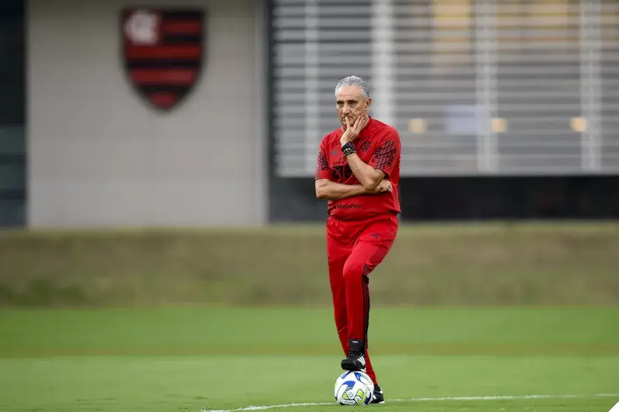 Tite no treino