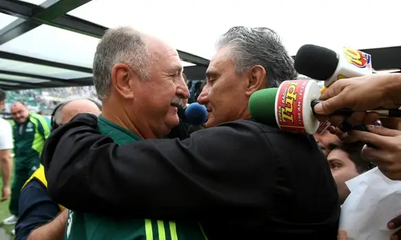 Felipão e Tite vão se reencontrar após 11 anos (Foto: Reprodução)