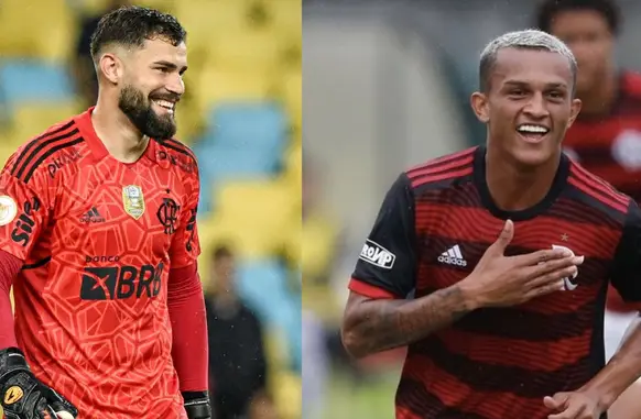 Flamengo faz reuniões para definir saída de 2 jogadores (Foto: Reprodução/ Twitter)
