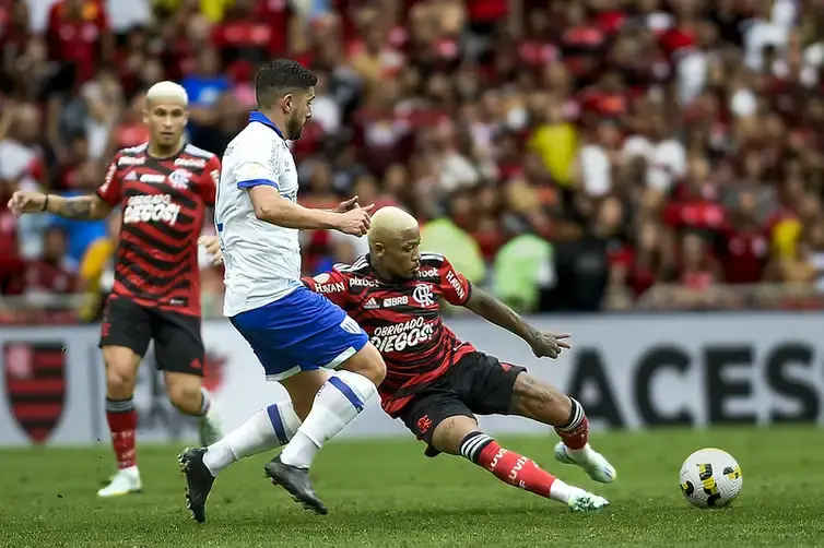 o Avaí venceu o Flamengo por 2x1 em pleno Maracanã em jogo de despedida de Diego Alves e Diego Ribas