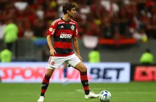 Rodrigo Caio atuou em dois jogos consecutivos no Flamengo de Tite (Foto: Reprodução/ Twitter)