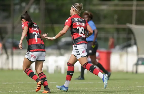 Time Feminino do Flamengo (Foto: Adriano Fontes)