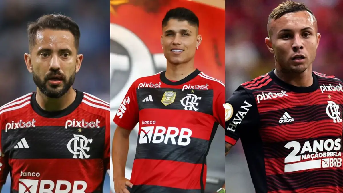 Tite usa Everton Ribeiro, Cebolinha e Luiz Araújo