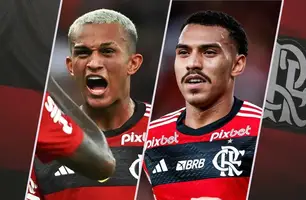 Wesley x Matheuzinho, a disputa na lateral direita do Flamengo (Foto: Infoesporte)