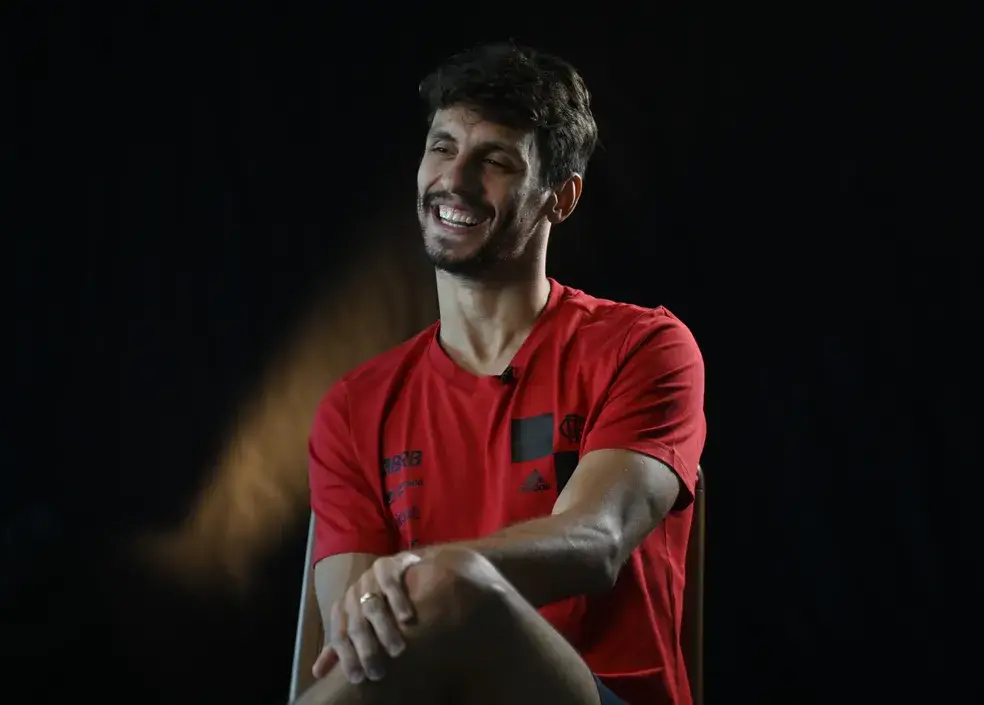 Rodrigo Caio, do Flamengo, em entrevista ao "Abre Aspas"