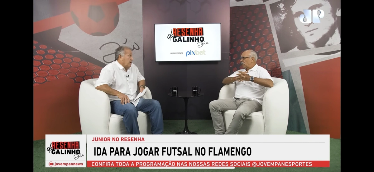 Zico e Júnior analisam desempenho do Flamengo