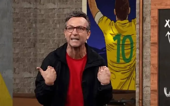 Craque Neto no seu programa “Os donos da bola”