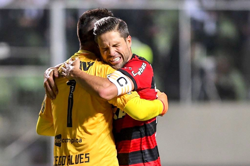 Diego Ribas e Diego Alves