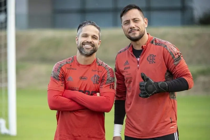 Diego Ribas e Diego Alves