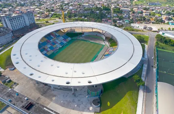Estádio Kleber Andrade (Foto: Dilvulgação/ SESPORT)