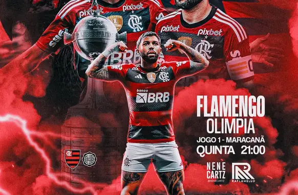 Flamengo contra Olimpia (Foto: Rafla Mello/ ClickMJ)