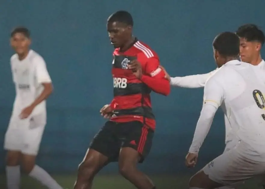 Flamengo vence Santos pelo primeiro jogo da semifinal do campeonato brasileiro sub-20