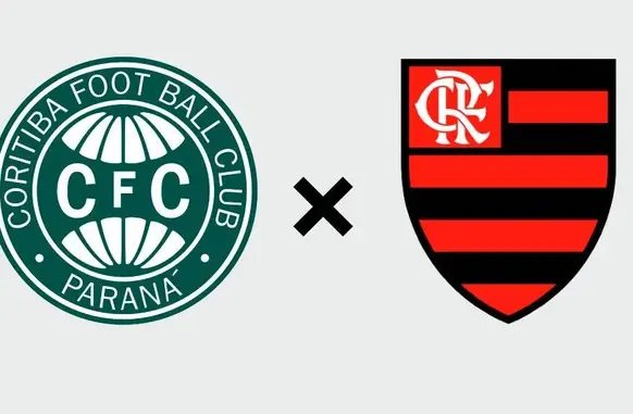 Flamengo vs Coritiba - brasões (Foto: Flamengo vs Coritiba - brasões)