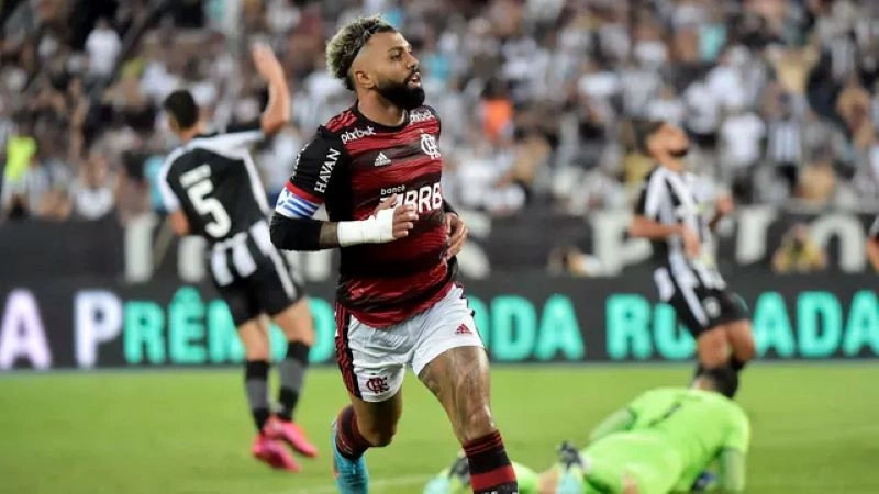 Flamengo x Botafogo pelo campeonato carioca de 2022. Na ocasião, o <strong>Rubro-negro</strong> venceu por 3 a 1