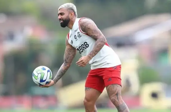 Gabigol dará festa em comemoração aos seus 27 anos de idade na quarta-feira, (30) (Foto: Instagram/ Flamengo)