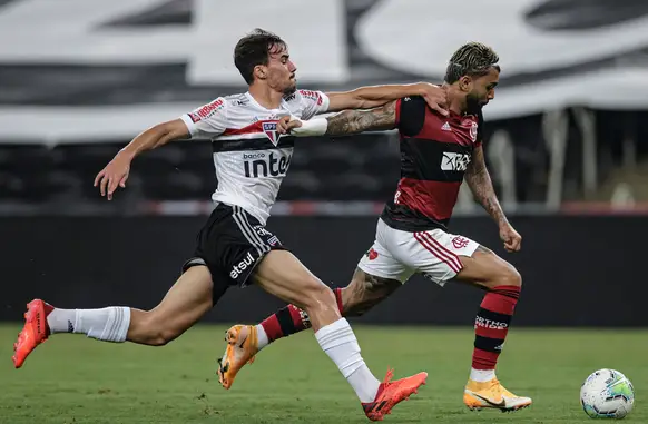 Gabriel Barbosa 'Gabigol' em partida contra o São Paulo (Foto: Divulgação/Flamengo)