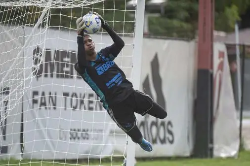 Goleiro Kauã Santos, do Flamengo