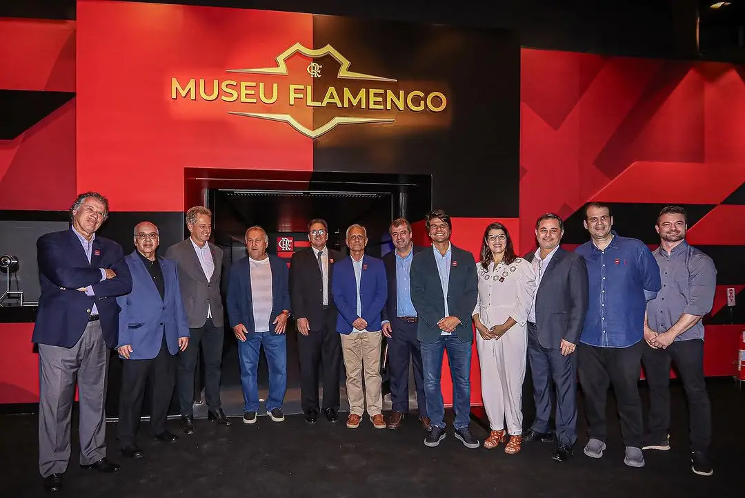 Inauguração do museu do Flamengo