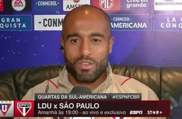 Lucas Moura (Foto: Reprodução/ESPN)