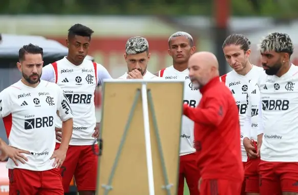 Novos treinos após eliminação (Foto: Gilvan de Souza / Flamengo)