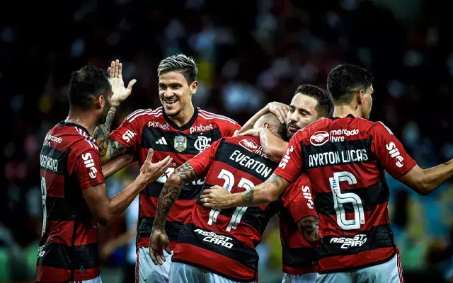 Partida do time do Flamengo