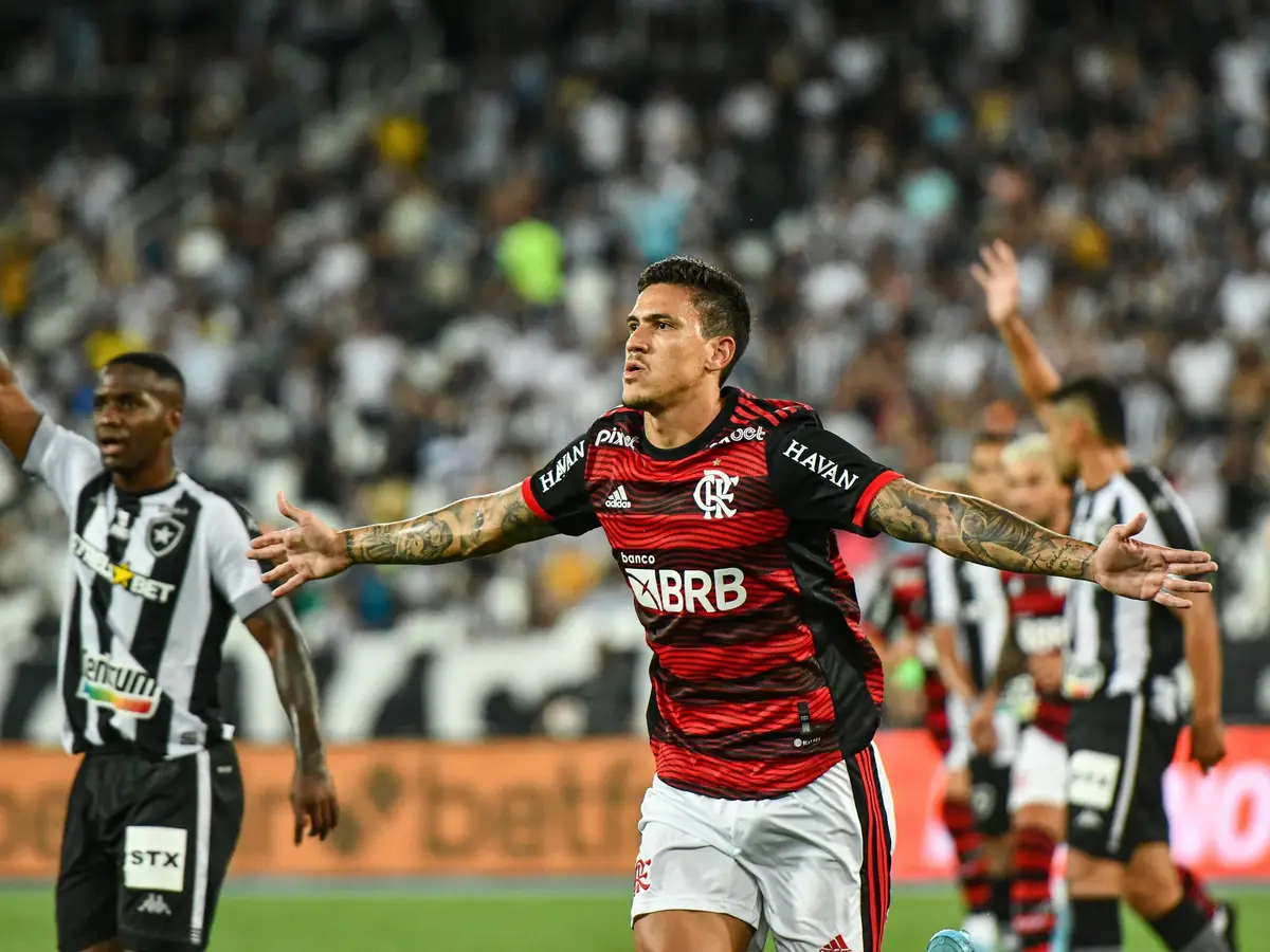 Pedro também deixou seu gol na partida entre Flamengo x Botafogo pelo campeonato carioca de 2022