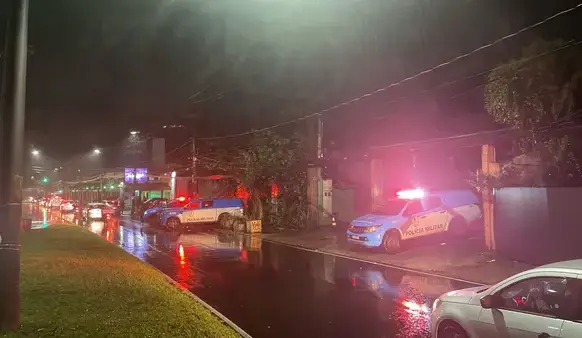 Polícia acabou com as manifestações (Foto: Vinicius Rodeio)