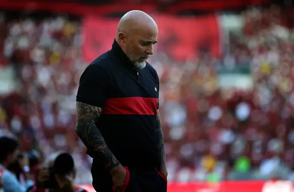 Técnico do Flamengo, Jorge Sampaoli (Foto: Lucas Tavares)