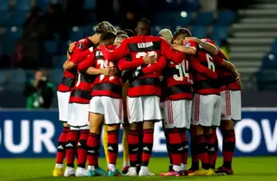 Time reunido (Foto: Marcelo Cortes/ Flamengo)