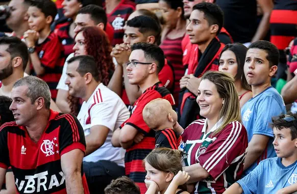 Torcida durante Flamengo x Fluminense (Foto: Internet)