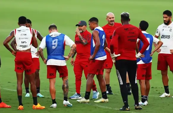 Treino/Preparação com Sampaoli (Foto: Flamengo)