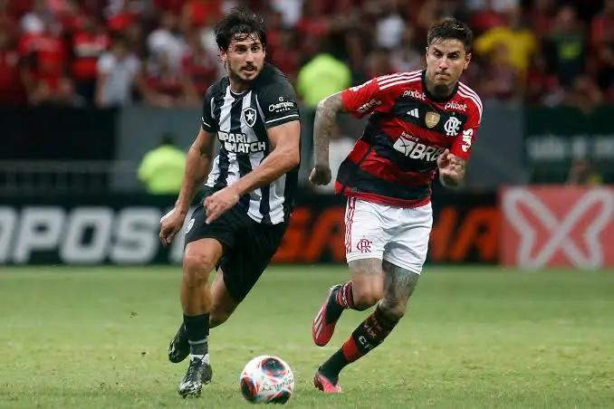 Flamengo e Botafogo em campo