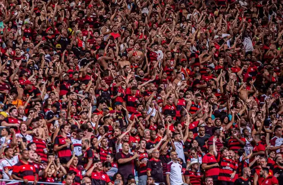 Flamengo registra a maior média de público em 2023 entre todos os clubes do brasileirão série A (Foto: Diário do Fla)