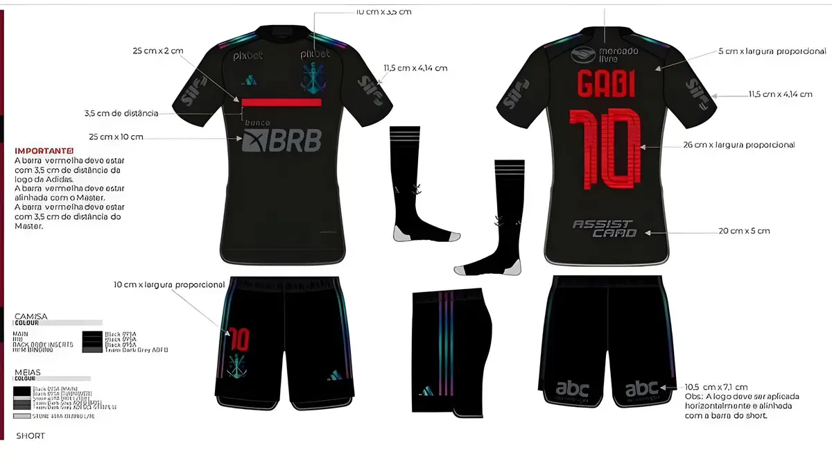 Flamengo revela detalhes de nova camisa 3