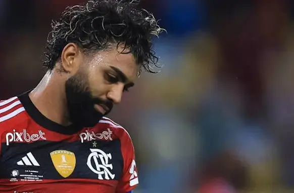 Gabigol pode desfalcar o Flamengo por até seis partidas, ficando de fora do clássico contra o Vasco (Foto: Aaron Tura)