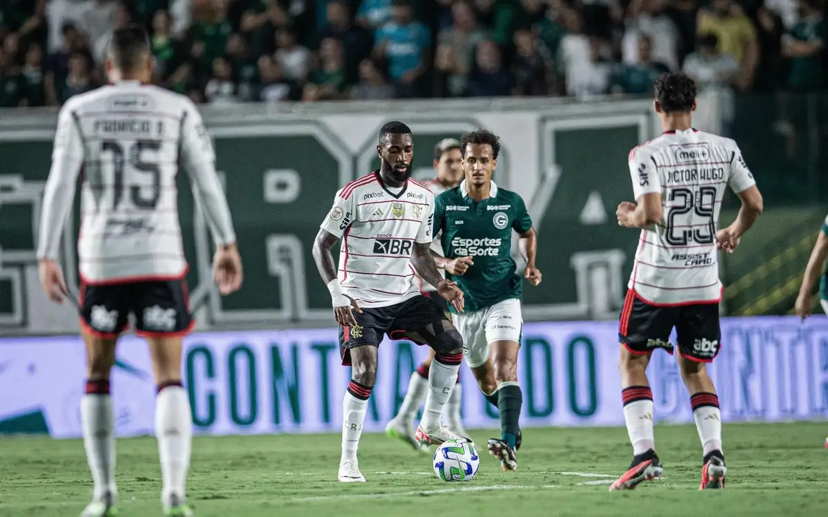 Goiás e Flamengo não saem do empate em jogo do Brasileirão