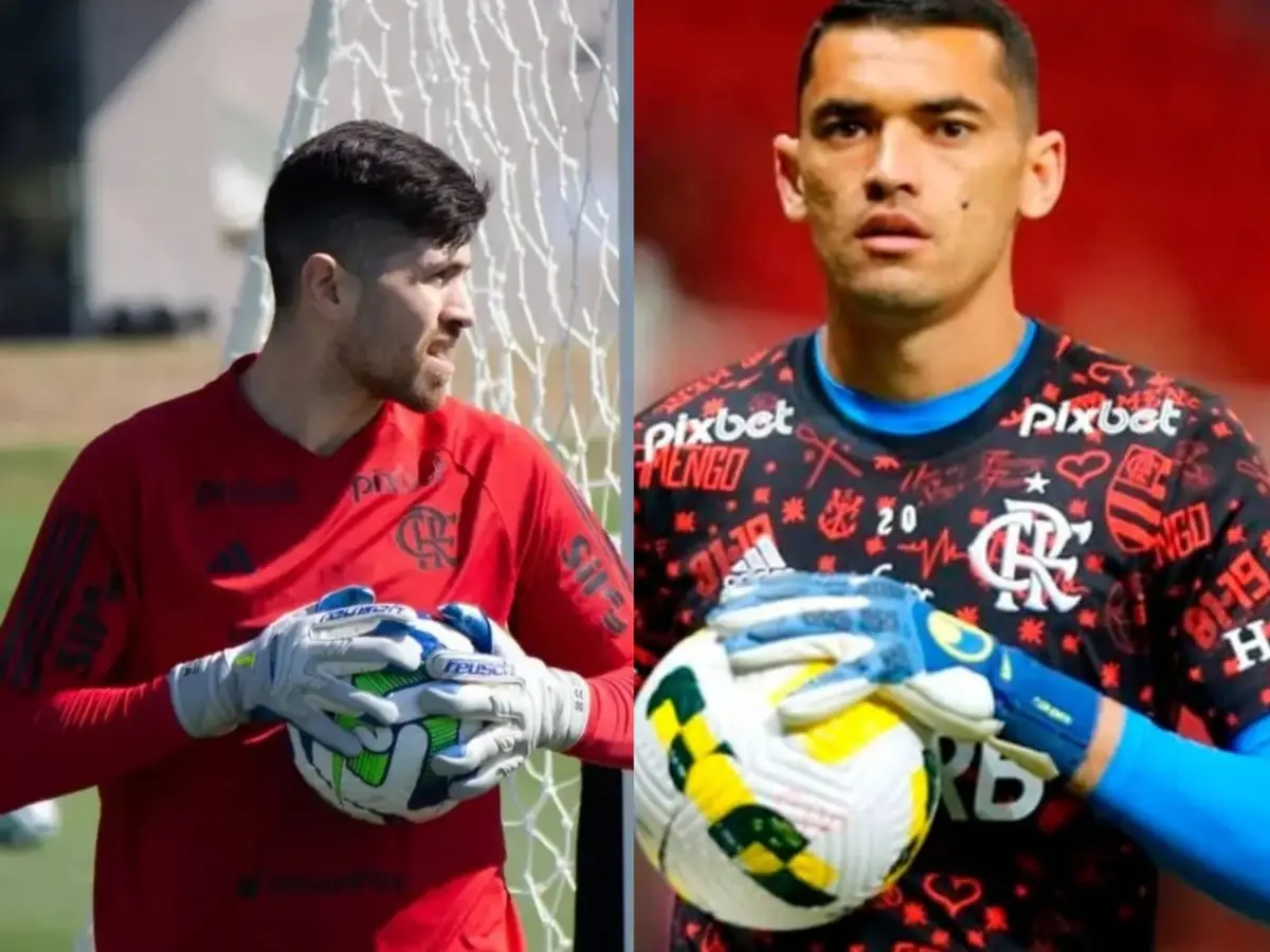 Rossi chegou ao Flamengo em julho de 2023 mas ainda não estreiou; Santos perdeu espaço no time titular após chegada do Sampaoli ao clube