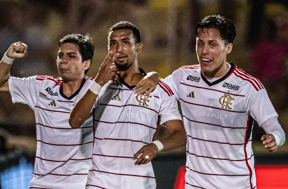 Flamengo na Copa São Paulo de Futebol Júnior (Foto: Jhony Inácio/Agência Paulistão)