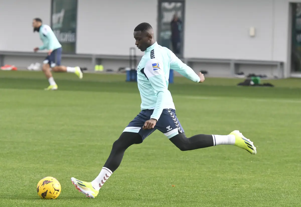 Luiz Henrique, durante o treino