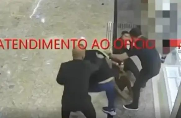 Marcos Braz câmeras segurança Flamengo agressão (Foto: Reprodução/Globonews)
