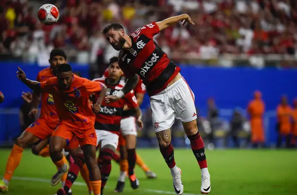 Na estreia do Carioca, Mengão goleia Audax Rio por 4 a 0 em Manaus (Foto: Marcelo Cortes / CRF)