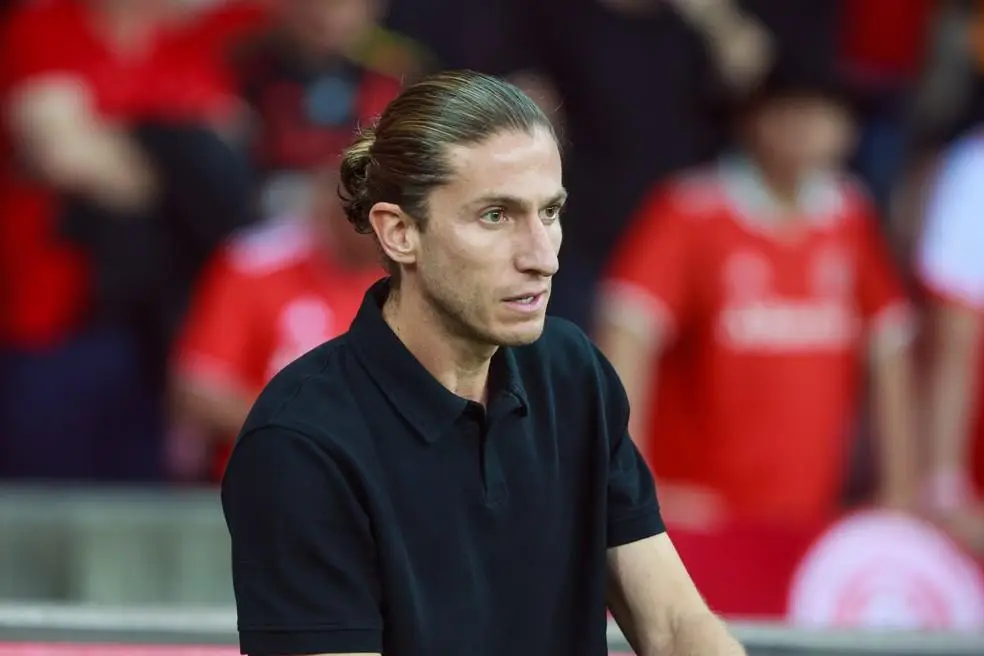 Filipe Luís em Internacional x Flamengo