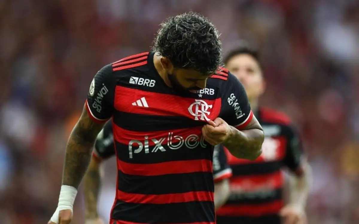 Gabigol fez um dos gols da vitória do Flamengo