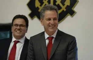 Rodrigo Dunshee e Rodolfo Landim (Foto: Agência Foto BR)