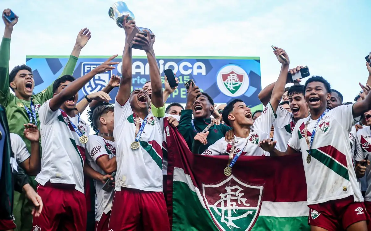 Fluminense faturou o tri do Carioca Sub-15