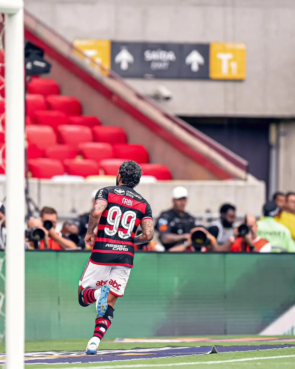 Gabigol em ação pelo Flamengo